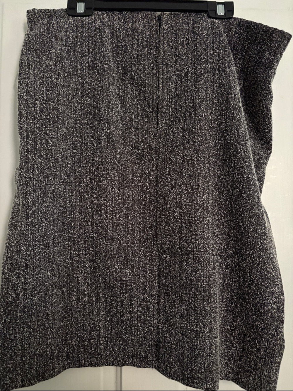 Betsy’s Things Petite Textured Knit Skirt Black / White Size 14P Vintage - Picture 2 of 3